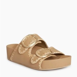 COPY - Bisque Vachetta and Cream Straw Theo Platform Sandals
LOEFFLER RANDALL N…